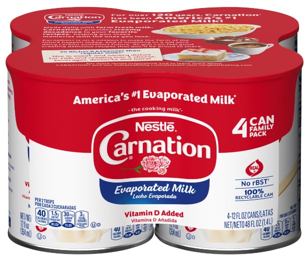 CARNATION Evaporated Milk 4 Count, 12 Fl Oz