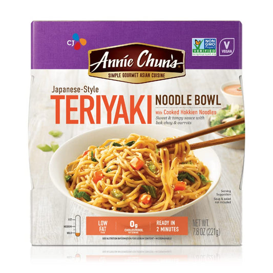 Annie Chun's Noodle Bowl, Japanese-Style Teriyaki, Non GMO, Vegan, 7.8 Oz (Pack of 6)
