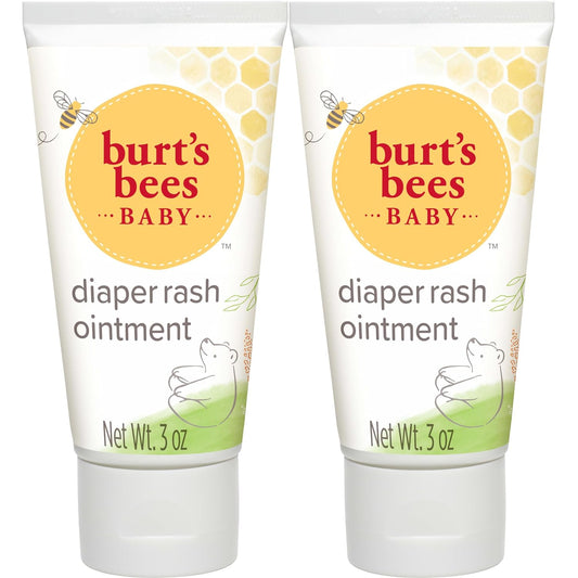 Burt's Bees Baby Diaper Rash Cream, 40% Zinc Oxide Calms & Soothes Skin for Fast Relief, Eczema Safe Balm, 100% Natural Origin Plant Based Formula,...