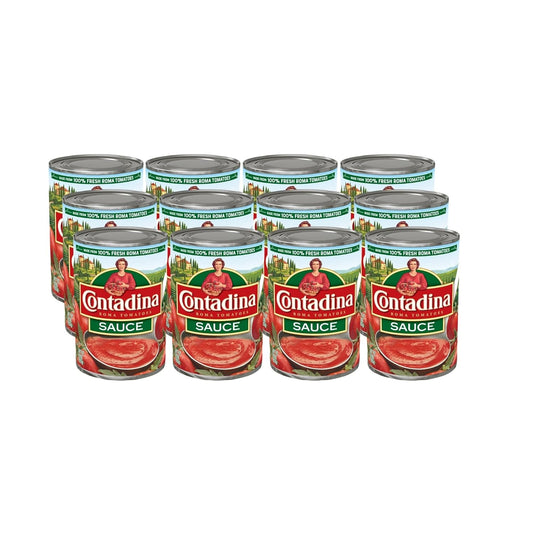 CONTADINA Canned Tomato Sauce, 12 Pack, 15 oz Can