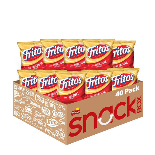 Fritos Corn Chips, Original, 1 Ounce (Pack of 40)
