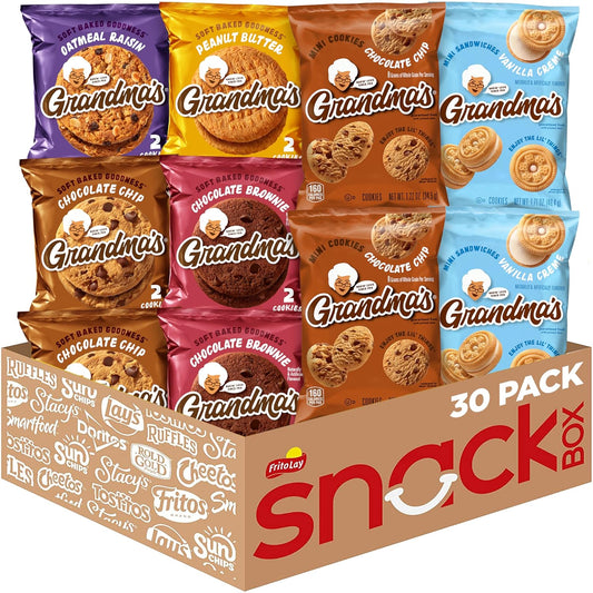 Grandma's Cookies, Variety Pack, (Pack of 30)
